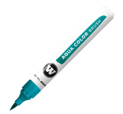 Molotow AQUA COLOR BRUSH Brushpen #013 turquoise