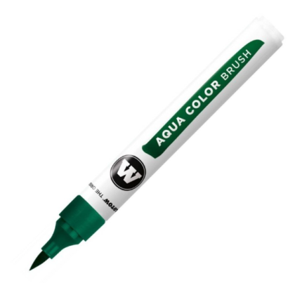 Molotow AQUA COLOR BRUSH Brushpen #015 dark green