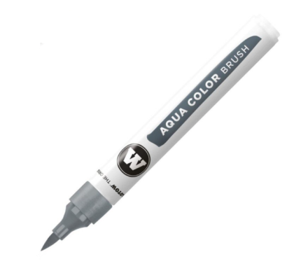 Molotow AQUA COLOR BRUSH Brushpen #030 cool grey 01