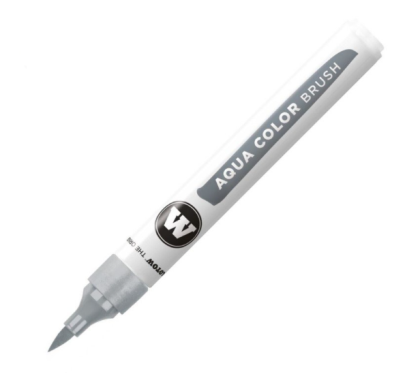 Molotow AQUA COLOR BRUSH Brushpen #031 cool grey 02