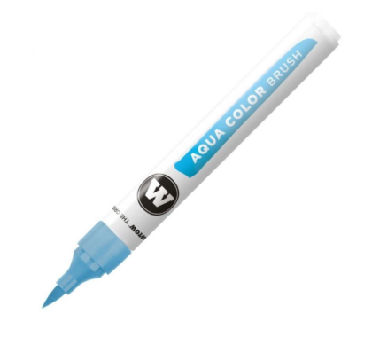 Molotow AQUA COLOR BRUSH Brushpen #052 light blue