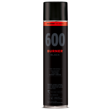 Molotow Sprej BURNER™ black 600ml