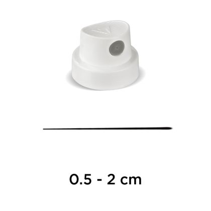 Molotow Spray Cap Super Skinny white/grey | 1 kus