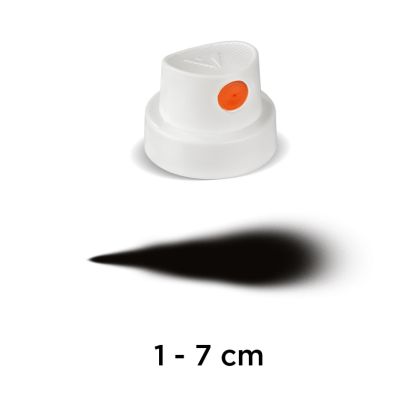 Molotow Spray Cap Silent Fatcap white/orange | 1 kus