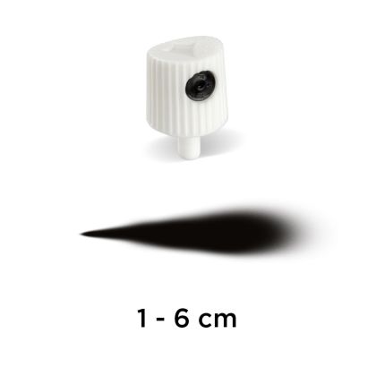 Molotow Spray Cap NY Fat Cap white/black | 1 kus