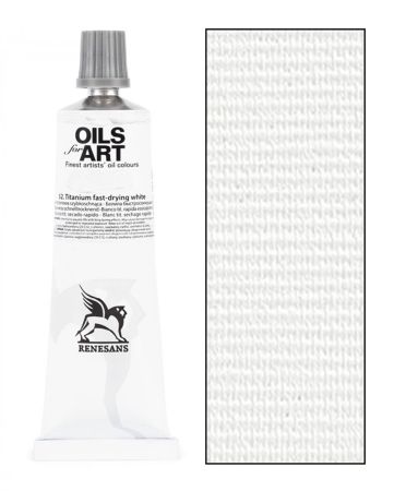 Olejová barva Renesans 20ml – 02 Bílá titanová