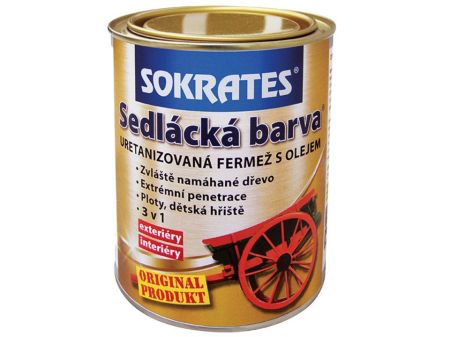 Sedlácká barva uretanizovaná fermež s olejem 0605 sv.slon kost polol. 0,7kg