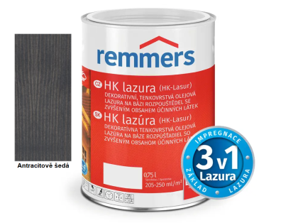 HK Lazura Gr.Pr. ANTRACITOVĚ ŠEDÁ 0,75L