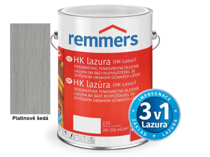 HK LAZURA PLATINOVĚ ŠEDÁ 2,5L