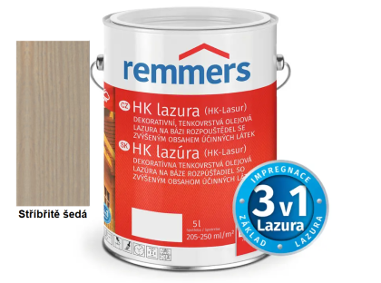 HK-LAZURA Gr.Pr. STŘÍBŘITĚ ŠEDÁ 5,0L