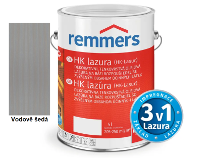 HK-LAZURA Gr.Pr. VODOVĚ ŠEDÁ 5,0L