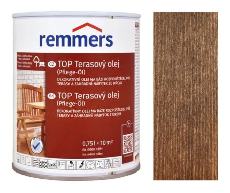 TOP TERASOVÝ OLEJ REZAVĚ HNĚDÁ RC-860 0,75L