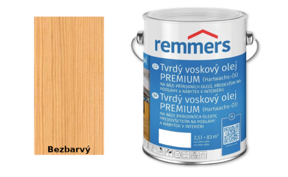 Tvrdý voskový olej Premium - Bezbarvý 2,5 l