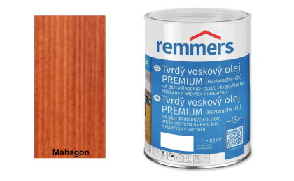 Tvrdý voskový olej Premium - Mahagon 0,75 l