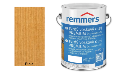 Tvrdý voskový olej Premium - Pinie 2,5 l