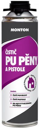 Monton Čistič PU pěny a pistole 500ml