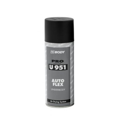 Body U951 Autoflex sprej černý 400 ml