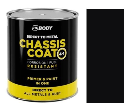 HB Body 410 Chassis Coat Barva na kovy RAL 9005 Černá MATNÁ 750ml