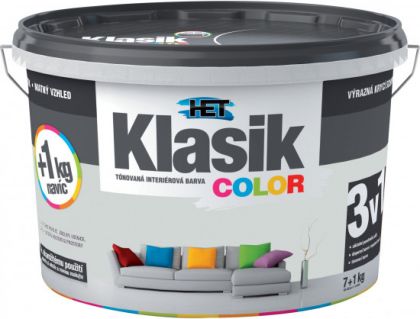 Het Color klasik šedý platinový 7+1kg 0117