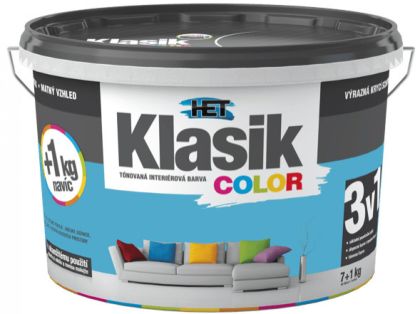 Het Color klasik modrý tyrkysový 7+1kg 0487
