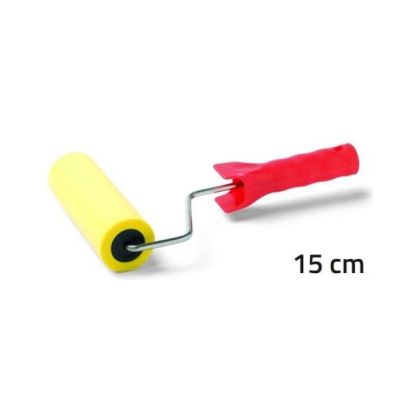 Přítlačný váleček s rukojetí TAPETOVACÍ – 15cm  