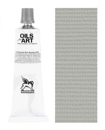 Olejová barva Renesans 60ml – 48 Šeď perlová