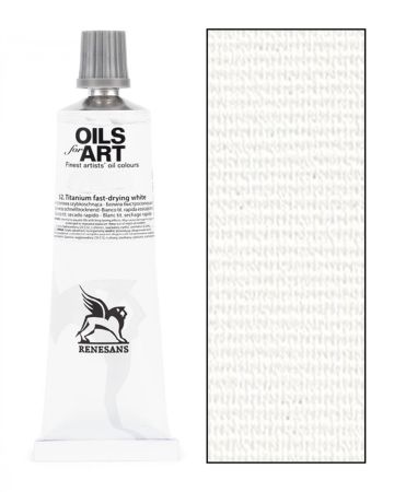 Olejová barva Renesans 60ml – 53 Bílá extra krycí