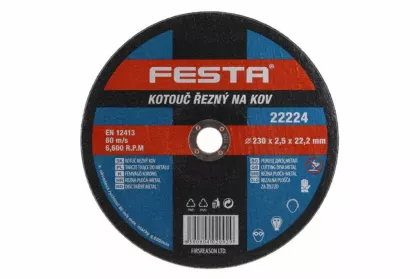 Kotouč řezný FESTA na kov 150x1,2x22,2mm