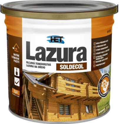 HET SOLDECOL Lazura 2,5l