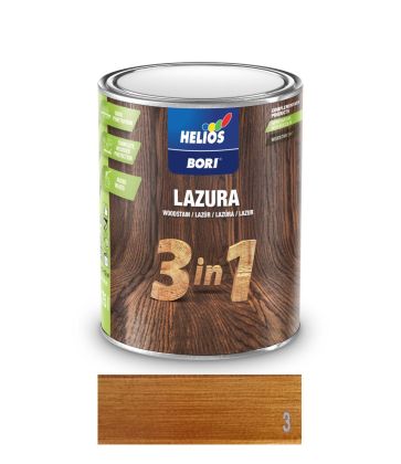 BORI lazura 3v1 teak 3 0,75L