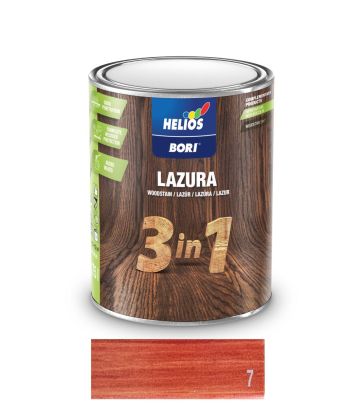 BORI lazura 3v1 mahagon 7 0,75L