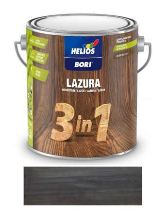 BORI lazura 3v1 antracit 17 2,5L