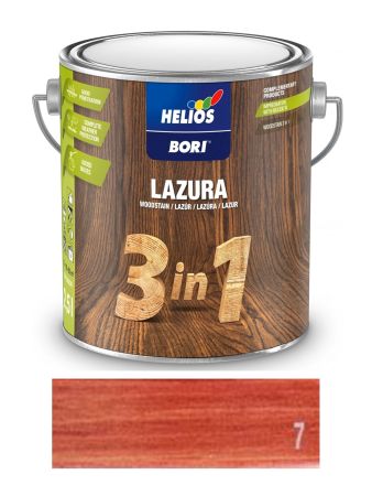 BORI lazura 3v1 mahagon 7 2,5L