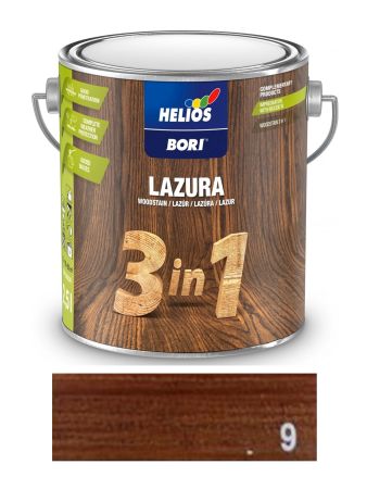 BORI lazura 3v1 palisandr 9 2,5L