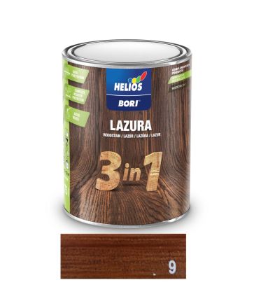 BORI lazura 3v1 palisandr 9 0,75L