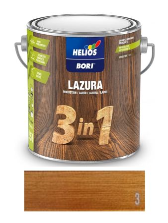 BORI lazura 3v1 teak 3 2,5L