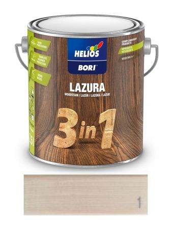 BORI lazura 3v1 bezbarvá 1 2,5L