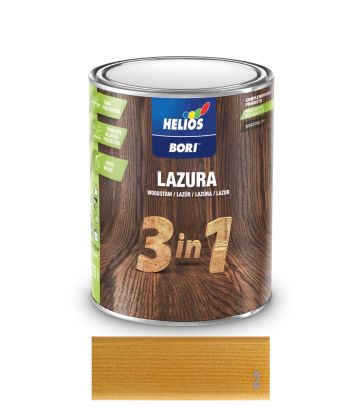 BORI lazura 3v1 borovice 2 0,75L