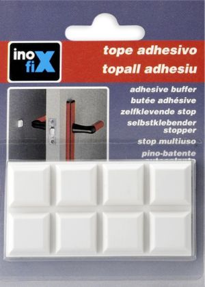 Zarážka samolepicí 8 ks – bílá