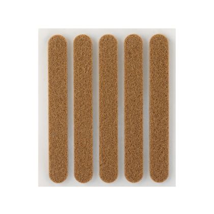 Filcový kluzák oválný 95 × 12   - hnědá