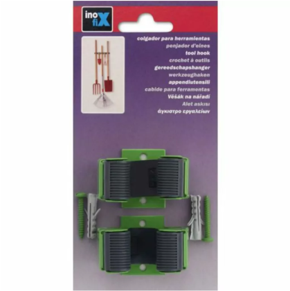 Držák na nářadí 2ks – zelený   