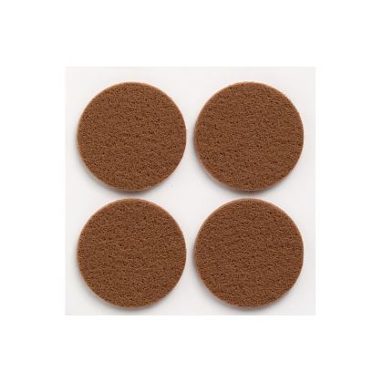 Filcový kluzák kulatý - průměr 38 mm - hnědá