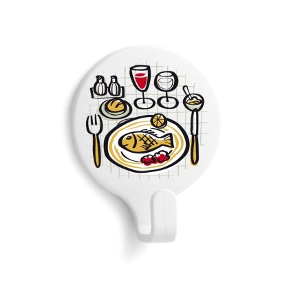 Háček interiérový PH kulatý 2ks - vzor stůl