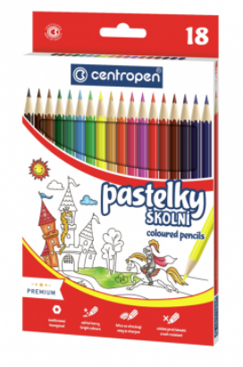 Pastelky Centropen 18ks