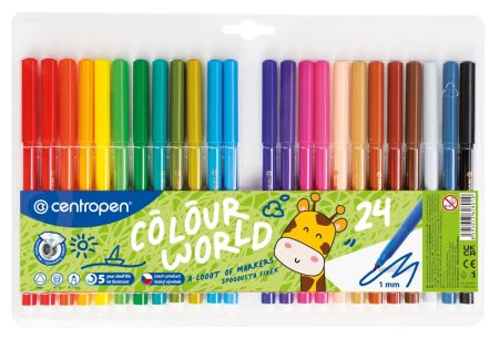 Fixy 7550 ergo vypratelné trojhranné 24ks