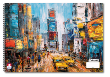 Skicák A3/190g/50ls New York