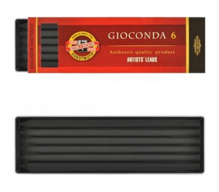 Uhel umělý Gioconda 5,6mm 6ks černý