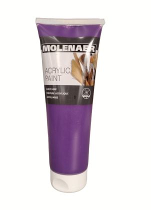 Akrylové barvy Molenaer - fialová 250ml