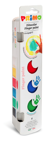 PRIMO prstové barvy 6x25ml