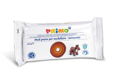 Hmota modelovací samotvrdnoucí Primo 500g terakota